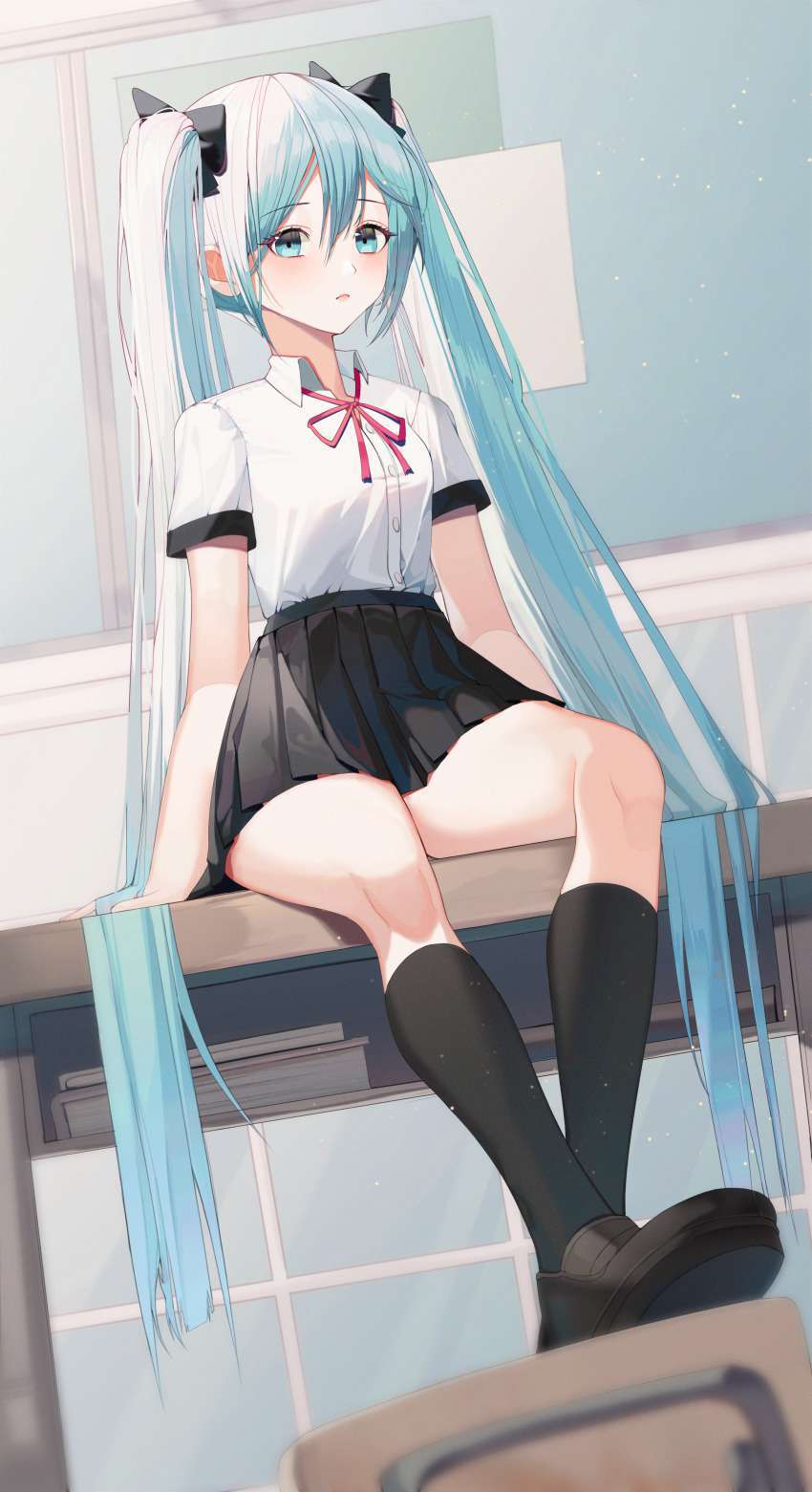 【ボーカロイド】初音ミクの壁紙(PC・スマホ)にできそうな高画質なエロ画像