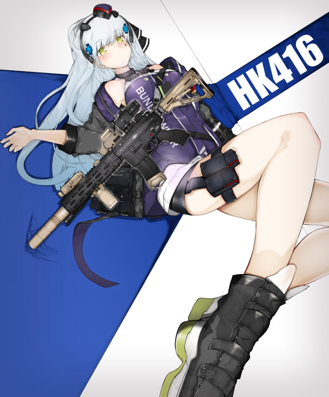 【エロ画像】可愛いHK416の画像を集めてみたが、エロすぎだろ・・・(ドールズフロントライン)