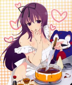 紫のエロ画像（閃乱カグラ）1
