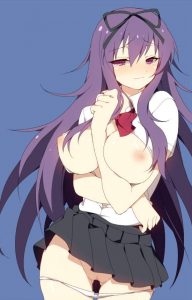 紫のエロ画像（閃乱カグラ）31
