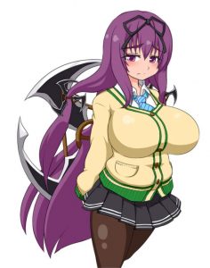 紫のエロ画像（閃乱カグラ）25