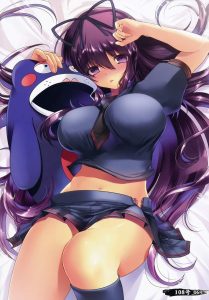 紫のエロ画像（閃乱カグラ）39