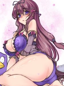 紫のエロ画像（閃乱カグラ）26