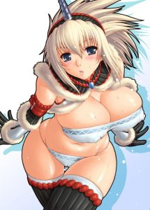 キリン装備のエロ画像（モンスターハンター）50
