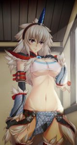 キリン装備のエロ画像（モンスターハンター）24