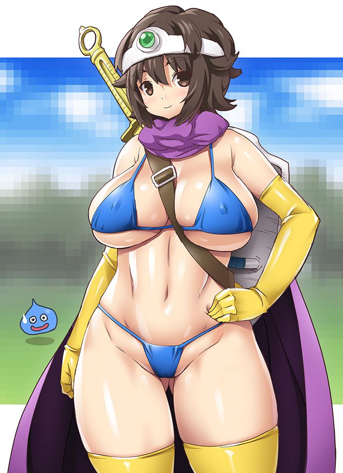 【ドラゴンクエスト】女勇者のエッチでがっつり抜けるエロ画像