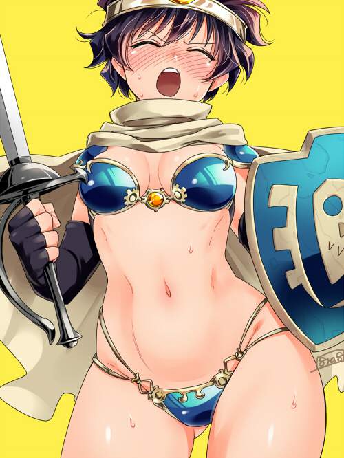 【ドラゴンクエスト】女勇者のエッチでがっつり抜けるエロ画像