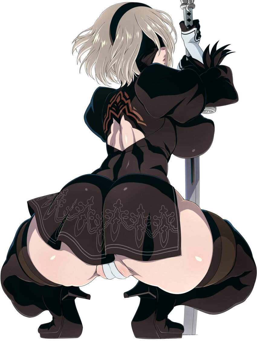 【エロ画像】ヨルハ二号B型とエッチする妄想をしたときにありがちな展開！(NieR Automata)