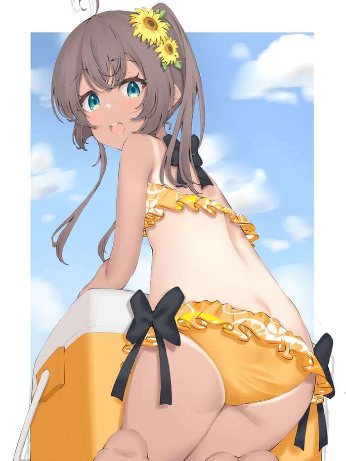 【ホロライブ】夏色まつりのエッチでがっつり抜けるエロ画像