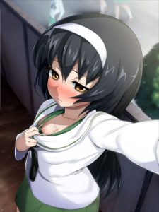 冷泉麻子のエロ画像（ガールズ&パンツァー）13