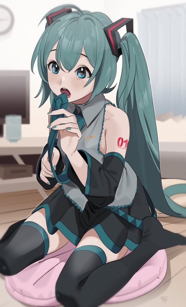 【ボーカロイド】初音ミクでエロ漫画のように好き放題シコリまくり画像