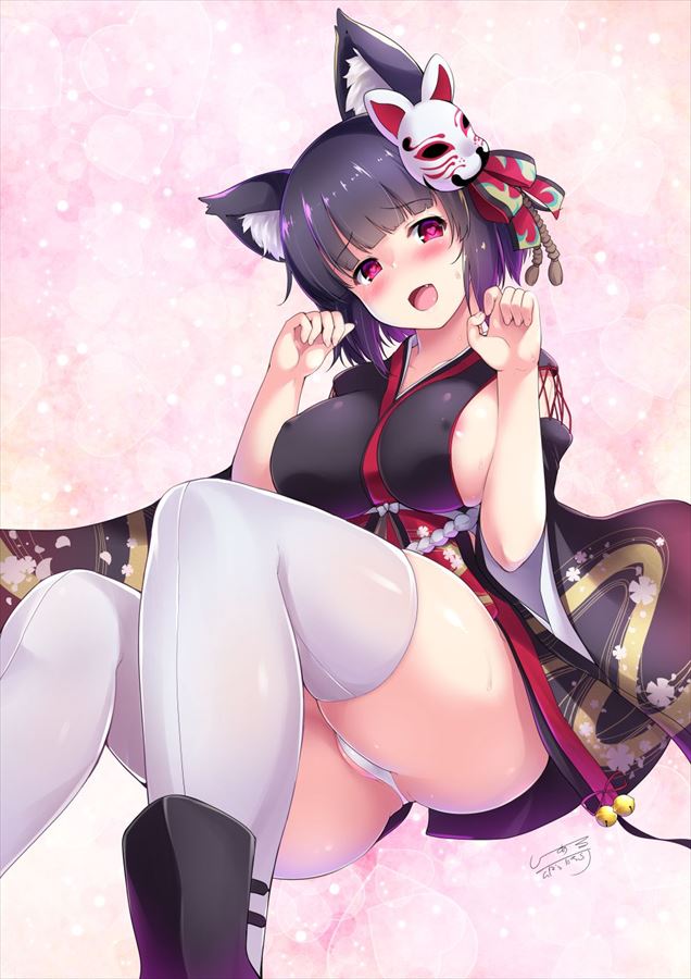 快楽に堕ちそうになってるアヘ顔の山城抜けるエロ画像！【アズールレーン】