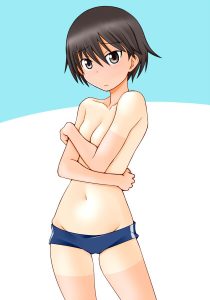 磯辺典子のエロ画像（ガールズ&パンツァー）13