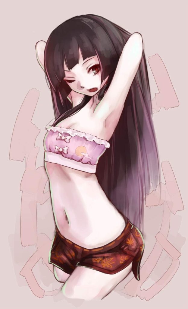 【東方Project】蓬莱山輝夜の壁紙(PC・スマホ)にできそうな高画質なエロ画像
