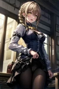 受付嬢のエロ画像（モンスターハンター）7