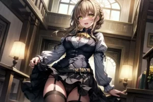 受付嬢のエロ画像（モンスターハンター）15