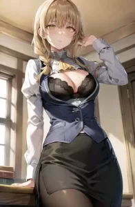 受付嬢のエロ画像（モンスターハンター）19