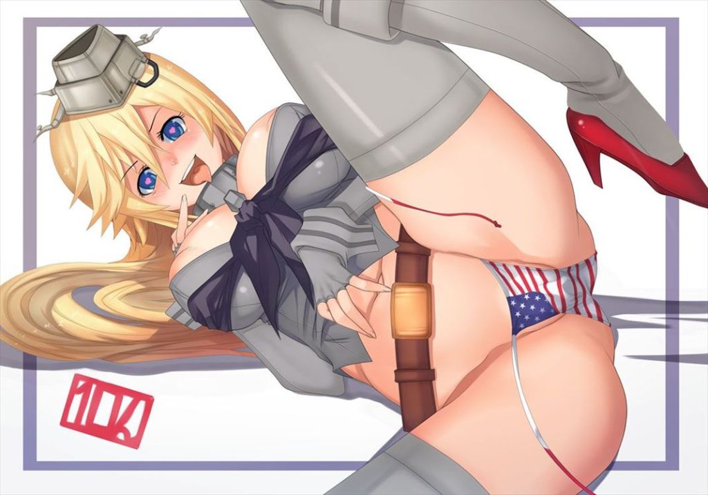 【艦隊これくしょん】アイオワの壁紙(PC・スマホ)にできそうな高画質なエロ画像