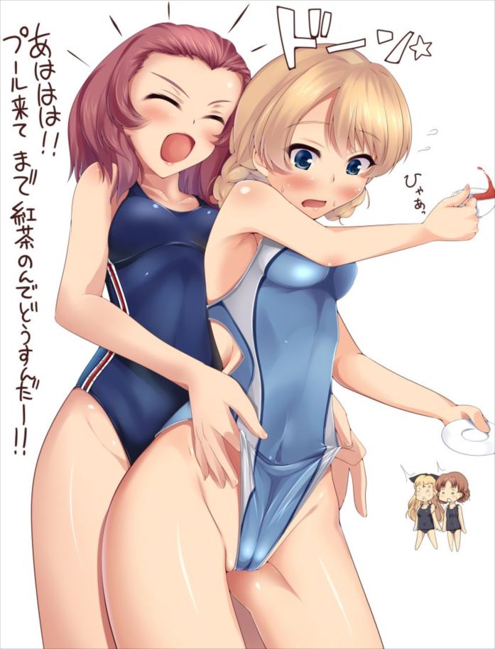 【エロ画像】ガールズ&パンツァーのエロコスプレの参考にしたくなるダージリンのキャラクター画像