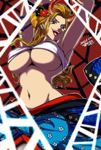 ブラックマリアのエロ画像（ワンピース）1