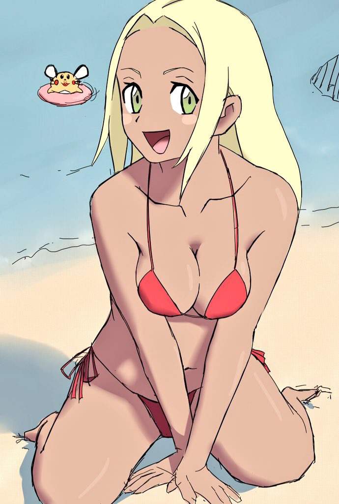 【ポケットモンスターエロ画像】ビキニのおねえさんのアヘ顔を見たい人向けの秘密部屋がこちらです！