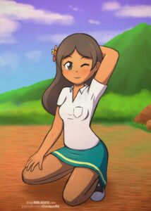 ミニスカートのエロ画像（ポケットモンスター）17