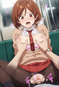 桜森朱音のエロ画像（クラスの大嫌いな女子と結婚することになった。）52