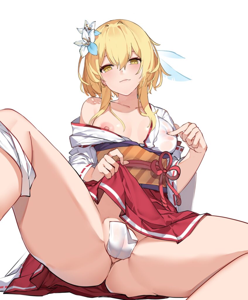 【原神】声優さんのエロボイスに合わせて鑑賞したい蛍の抜けるエロ画像