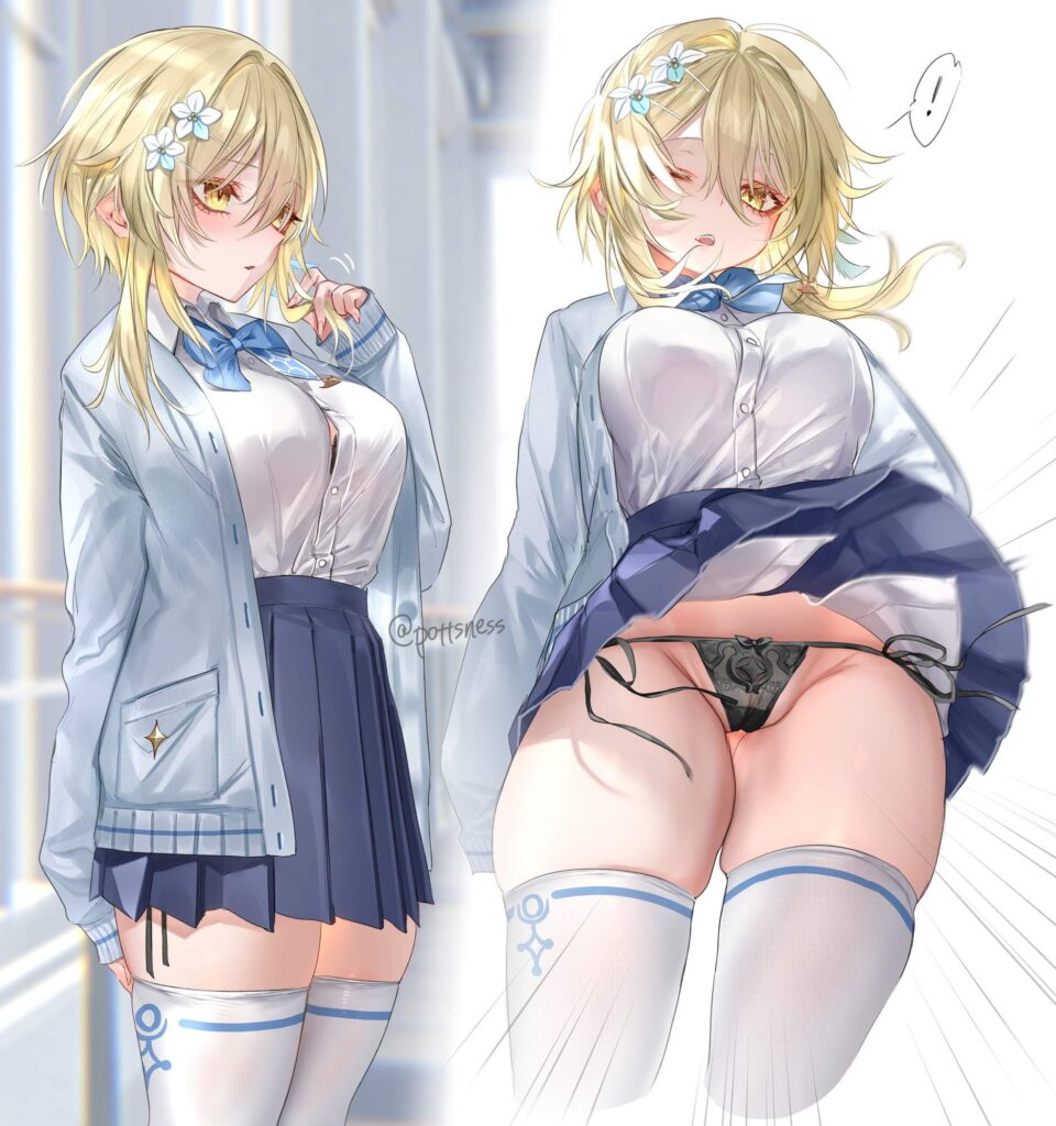 【原神】声優さんのエロボイスに合わせて鑑賞したい蛍の抜けるエロ画像