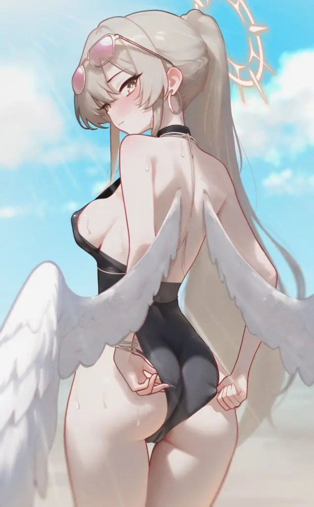 桐藤ナギサのどエロい二次エロ画像がいっぱいおっぱい！【ブルーアーカイブ】
