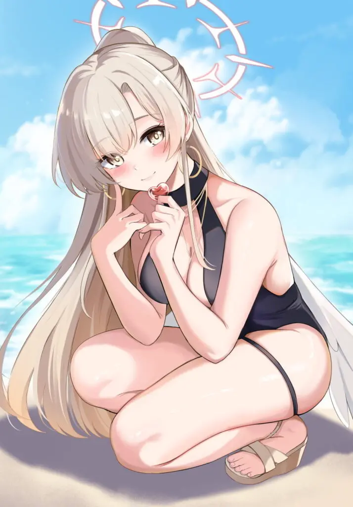 桐藤ナギサのどエロい二次エロ画像がいっぱいおっぱい！【ブルーアーカイブ】