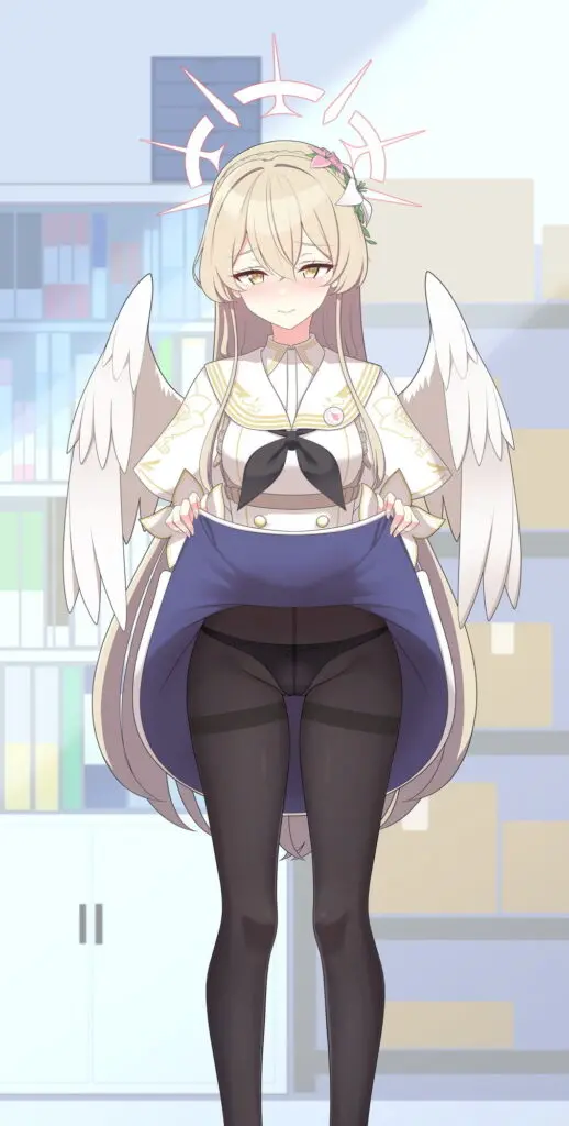 桐藤ナギサのどエロい二次エロ画像がいっぱいおっぱい！【ブルーアーカイブ】
