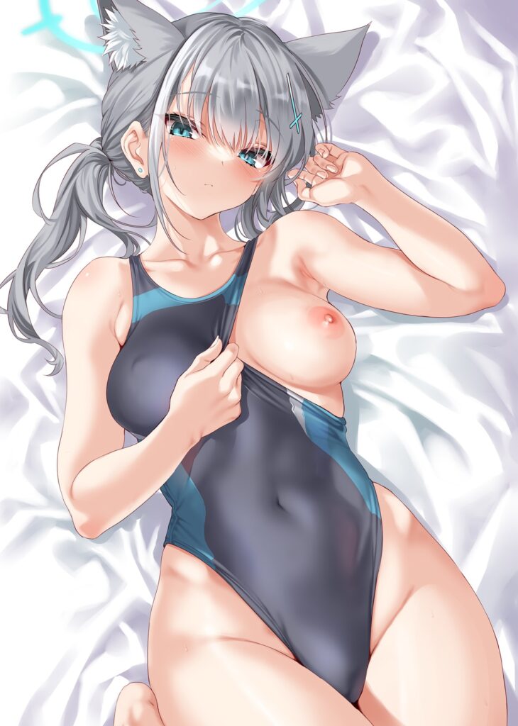 砂狼シロコの悩殺必死のセクシーポーズのエロ画像！【ブルーアーカイブ】