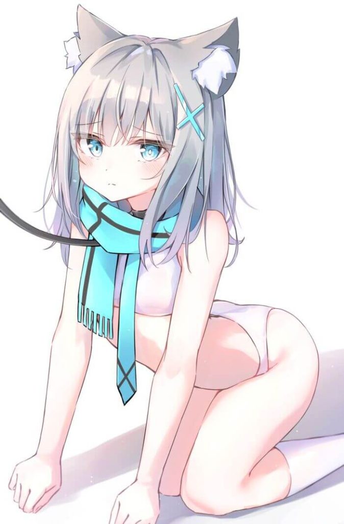 砂狼シロコの悩殺必死のセクシーポーズのエロ画像！【ブルーアーカイブ】