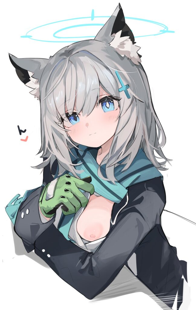 砂狼シロコの悩殺必死のセクシーポーズのエロ画像！【ブルーアーカイブ】