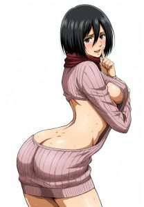 ミカサのエロ画像（進撃の巨人）42
