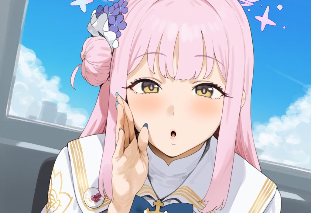 【ブルーアーカイブ】聖園ミカのイキ顔になってるドエロい抜ける画像