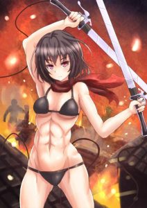 ミカサのエロ画像（進撃の巨人）57