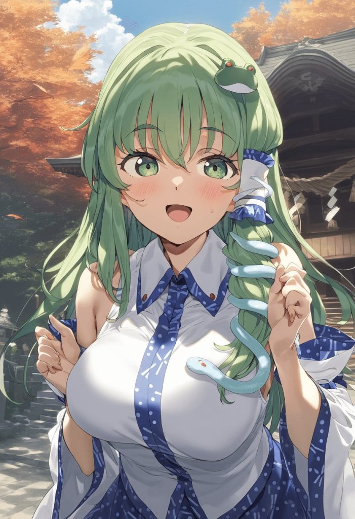 【東方Project】東風谷早苗の可愛い絵炉画像まとめ