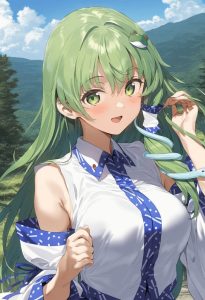 東風谷早苗のエロ画像（東方Project）42
