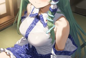 東風谷早苗のエロ画像（東方Project）50