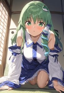 東風谷早苗のエロ画像（東方Project）52