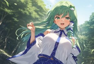 東風谷早苗のエロ画像（東方Project）53