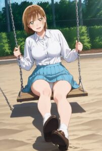 鹿野千夏のエロ画像（アオのハコ）33