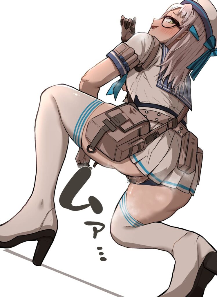 【勝利の女神：NIKKE】ネオンがエロ同人みたいにイキ顔を見せる画像