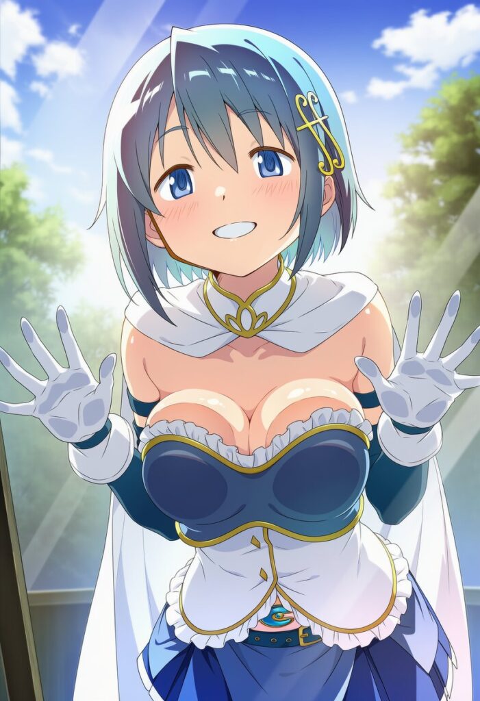 【魔法少女まどか☆マギカ】美樹さやかのがっつりむしゃぶりつきたいおっぱいエロ画像で即抜き！