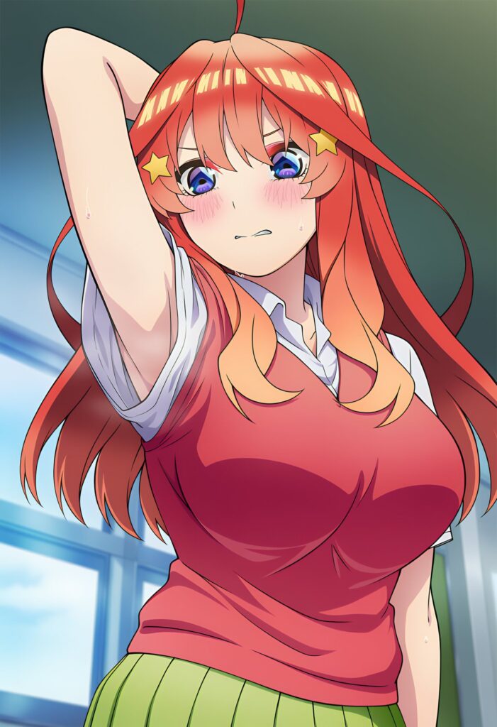 五月のオナニー姿を想像するだけでめっちゃ抜けるエロ画像【五等分の花嫁】