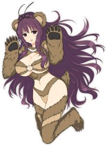 紫のエロ画像（閃乱カグラ）16