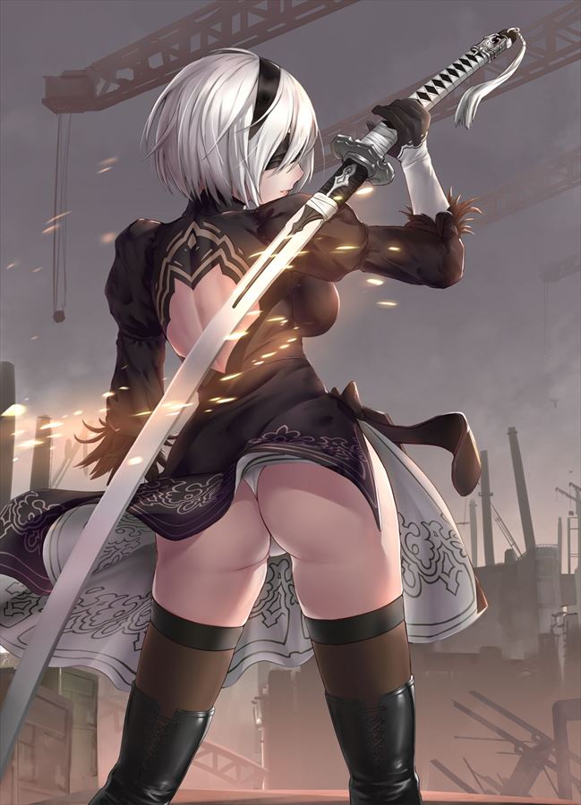 【エロ画像】可愛い2Bの画像を集めてみたが、エロすぎだろ・・・(NieR Automata)