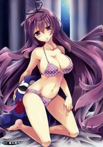紫のエロ画像（閃乱カグラ）2